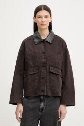 rag & bone női pamut farmerdzseki Natalia - barna L