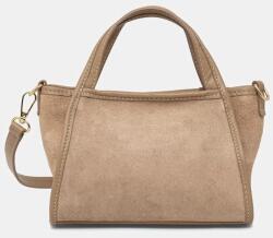 ANSWEAR táska női velúrbőr - bézs Univerzális méret