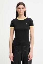 Kenzo t-shirt női pamut elasztánnal - fekete XS - answear - 60 990 Ft