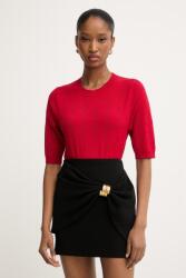 Morgan női póló viszkózzal - piros XL