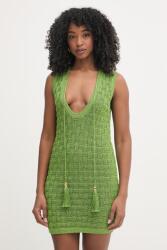 Elisabetta Franchi vászon ruha pulóverrel - zöld 34