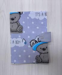  Egészségügyi kiskönyv borító - Szürke It’s a boy