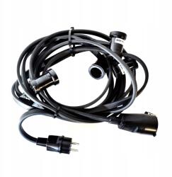 Eko-Light Professzionális girland IP44 fekete 10m aljzat EKO1595 Eko-light (EKO1595)