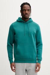 Under Armour kapucnis melegítőfelső férfi pamuttal Essential Fleece - zöld M - answear - 18 990 Ft