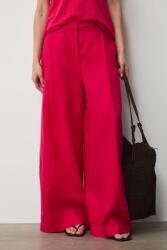 Medicine széles szárú női vászon - rózsaszín L