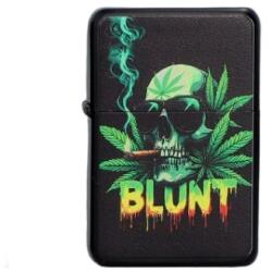 Gentelo benzines öngyújtó - koponyás „BLUNT mintával, fekete (DM-3-1055-1)