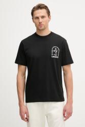 Lacoste póló férfi pamut - fekete XL