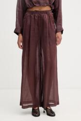 Isabelle Blanche egyenes szabású női vászon - barna XS