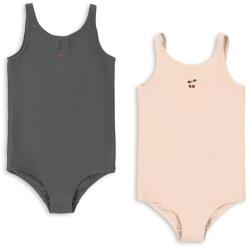 Konges Sløjd egyrészes fürdőruha gyerek 2 PACK MARVA SWIMSUIT - bézs 86