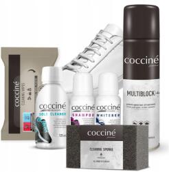 Coccine Fehér Cipő Tisztító Szett Sneakers Ápoló és Védő Szett (ZESTAW DO CZYSZCZENIA BIAŁYCH BUTÓW 6W1)