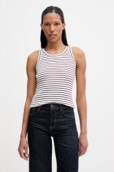 Marc O'Polo top női pamut elasztánnal - fehér L