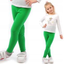 LAEMI Gyerek leggings hosszú klasszikus pamut Lengyel lábszárvédő Zöld 104 (591-104-ZIELONY)