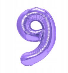 PartyPal Fólia Lufi 9-ES Szám Lila 100CM
