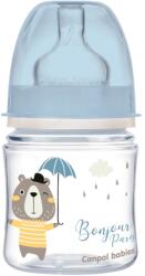 Canpol babies Bonjour Paris 1x kólika elleni cumisüveg "easystart", 120ml, 0m+ (35/231_blu)
