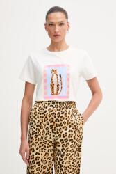 Lola Casademunt t-shirt női pamut elasztánnal - bézs L