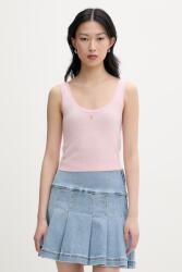 From Future női kasmír crop top - rózsaszín XS