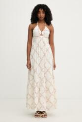 TWINSET halter ruha pamuttal - bézs 36