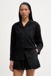 Isabelle Blanche női pamut ing - fekete S