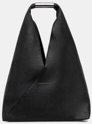 MM6 Maison Margiela bőr táska - fekete Univerzális méret - answear - 299 990 Ft