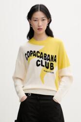 From Future pulóver női gyapjú - sárga S