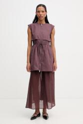 Isabelle Blanche vászon ruha - barna M