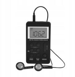  Mini Hordozható Rádió LCD Am Fm Fejhallgató 3, 5 MM (XD02099)