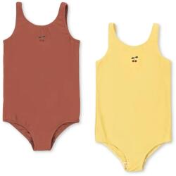 Konges Sløjd gyerek egyrészes fürdőruha 2 PACK MARVA SWIMSUIT - sárga 80