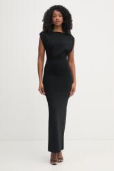 Elisabetta Franchi ruha viszkózzal - fekete 36 - answear - 143 990 Ft