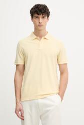 JOOP! póló férfi pamut elasztánnal - sárga XL