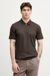 JOOP! Póló férfi pamut - barna M