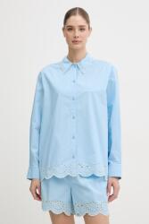 Stine Goya női pamut ing - kék S