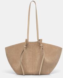 Yuzefi shopper női velúrbőr LARGE MOCHI - bézs Univerzális méret