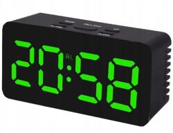 JVD Zöld Jól Olvasható Led Ébresztőóra Jvd Hőmérővel SB3658.1 Riasztás (SB3658.1)