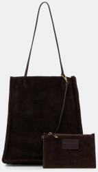 ANSWEAR női velúrbőr táska - barna Univerzális méret - answear - 38 990 Ft