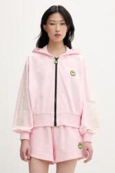 Barrow cipzáras melegítőfelső női pamut - rózsaszín XS