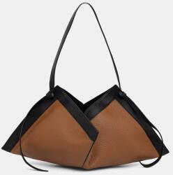 Yuzefi táska női bőr WONTON - barna Univerzális méret