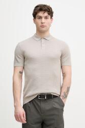 JOOP! póló férfi pamut - bézs XL - answear - 52 990 Ft