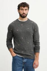 Pepe Jeans gyapjúkeverék pulóver - szürke M - answear - 38 990 Ft