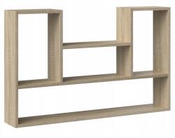 Topeshop Bilbao 4P akasztós könyvespolc sonoma tölgy színben modern design (M-MP-R-BIB-4P-SON)