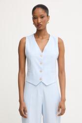 Morgan egysoros mellény női viszkózzal - kék 42