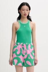 Marimekko top női pamut - zöld L
