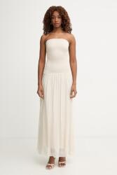 Haveone ruha selyemmel - bézs XL - answear - 27 990 Ft