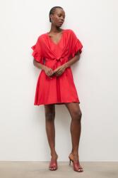 ANSWEAR nyári ruha lenvászonnal - piros XS - answear - 26 990 Ft