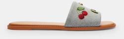 Coach papucs lapos sarkú női pamut Holly Denim Cherries - kék Női 40