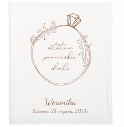  Fotóalbum Lánybúcsú Személyre szabott ajándék a menyasszonynak (DBCS20 grawer)