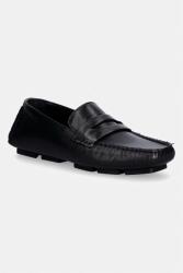 Calvin Klein mokaszin női bőr SQUARE DRIVER LTH - fekete Női 38