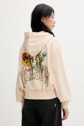 Barrow cipzáras melegítőfelső női pamut - bézs L