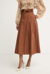 Morgan szoknya pamuttal - barna 42