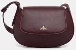 Medicine női műbőr keresztpántos táska - burgundia Univerzális méret