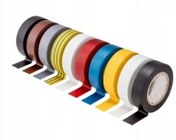 Vision Szigetelőszalag 10db X 19 mm x 10 m Minőségű Szigetelés 100M (54698)